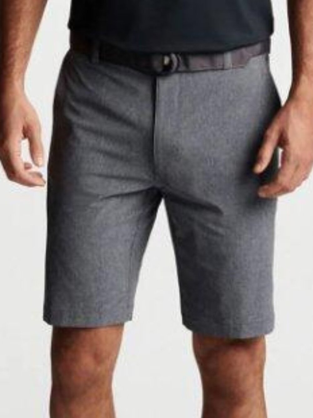 Peter Millar Crown Sport Shackleford Men's Hybrid Shorts Iron Grey Size 36 NWT